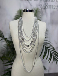 Collana fili più catena