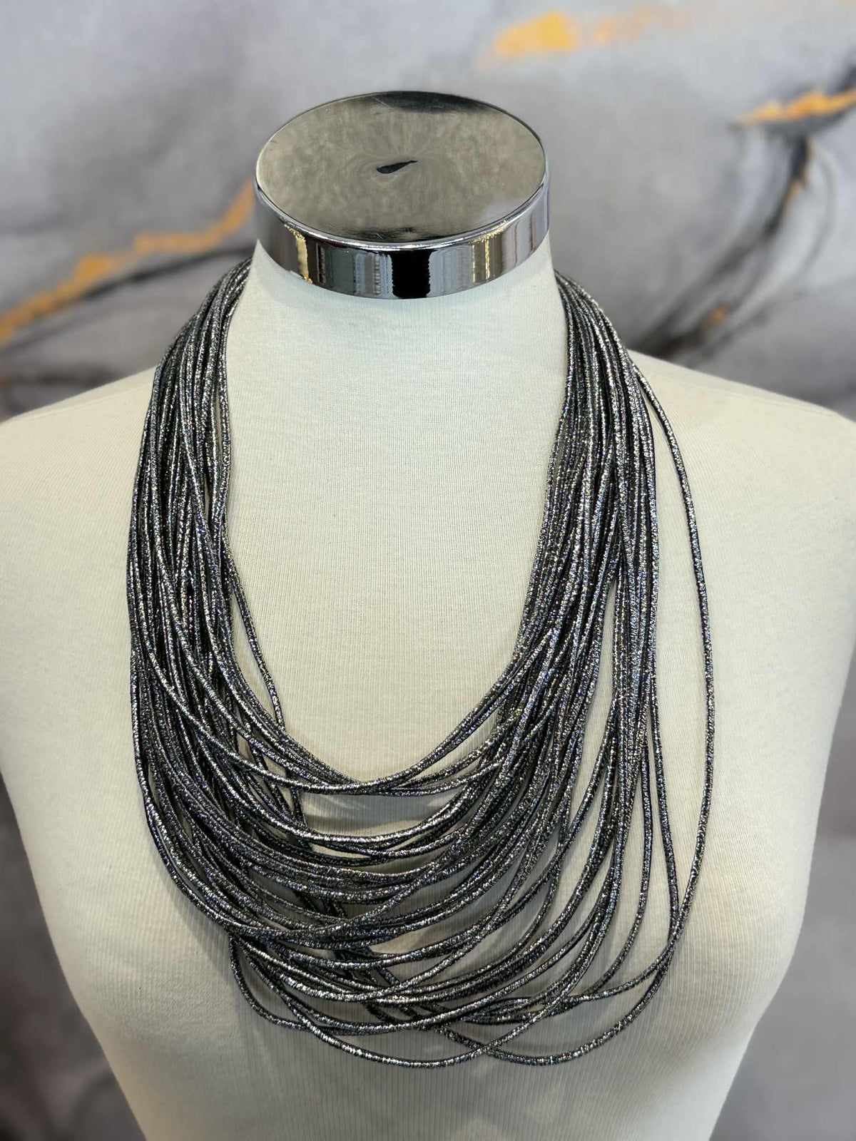 Collana fili elasticizzati luminosi