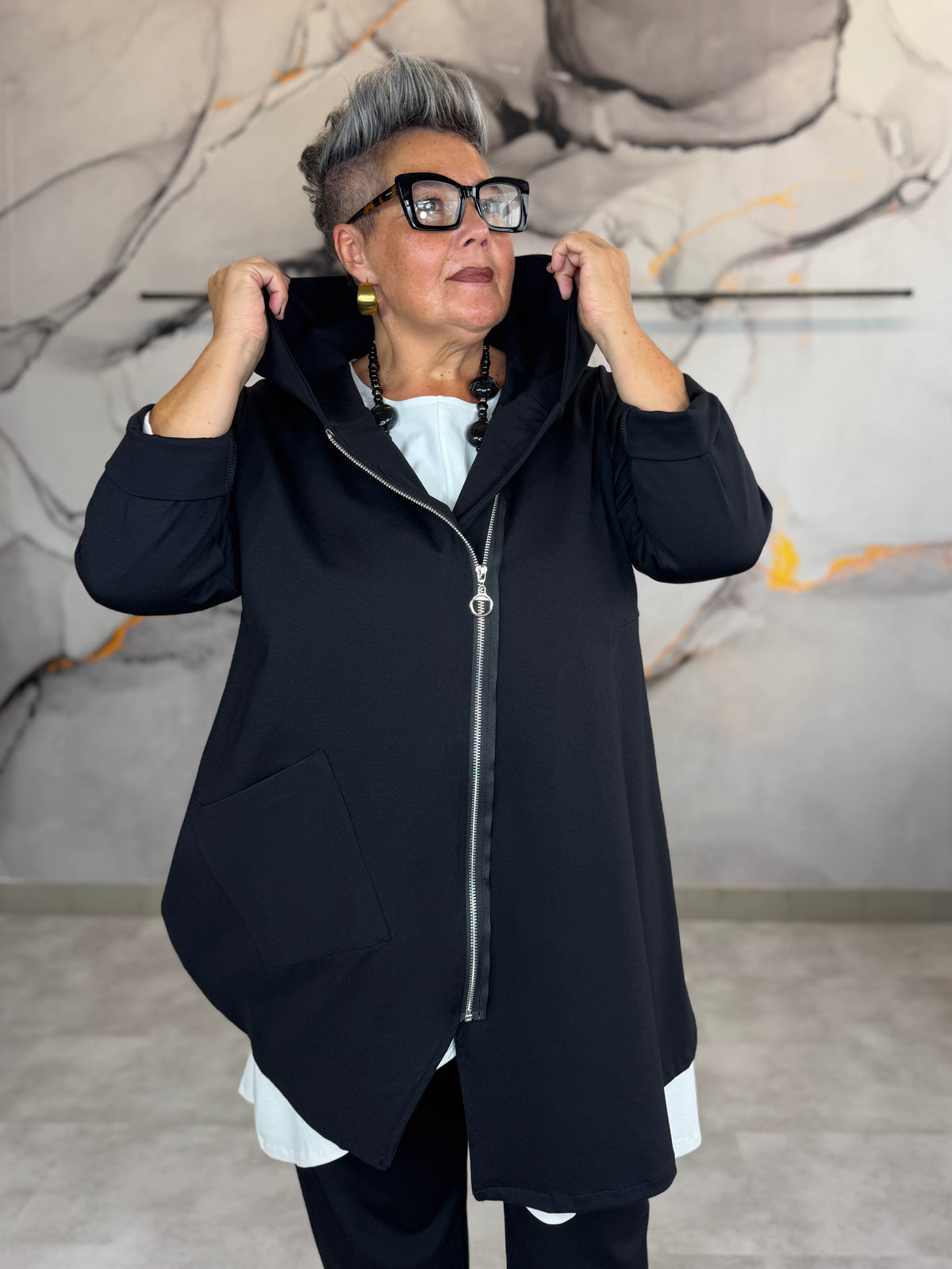 Giacca con zip Tina