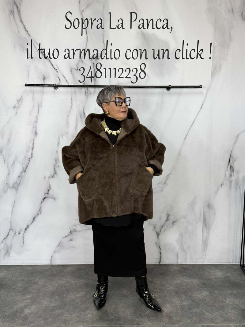 Ecopelliccia DOUBLE FACE Carolina