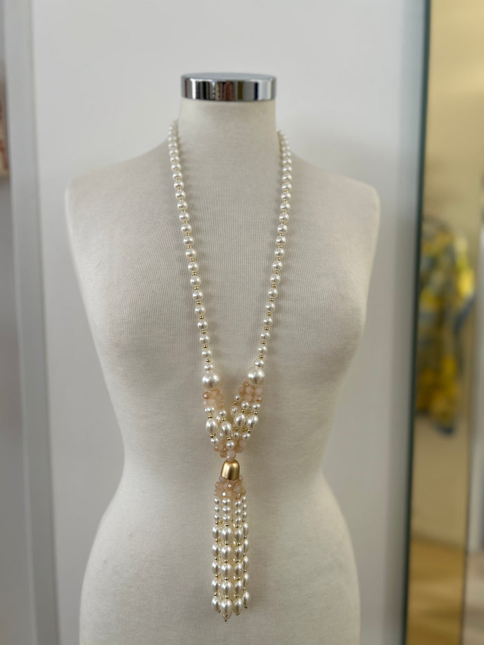 Collana nodo perle