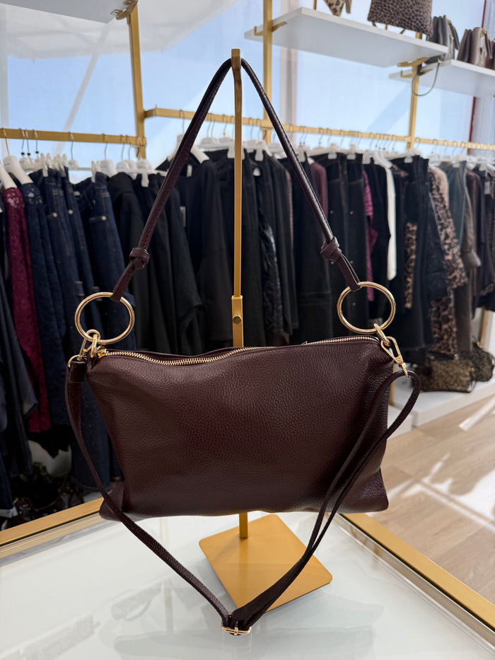 Pochette ecopelle nera