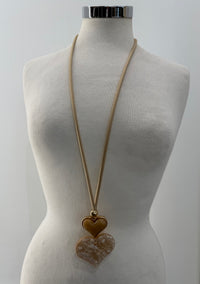Collana doppio cuore