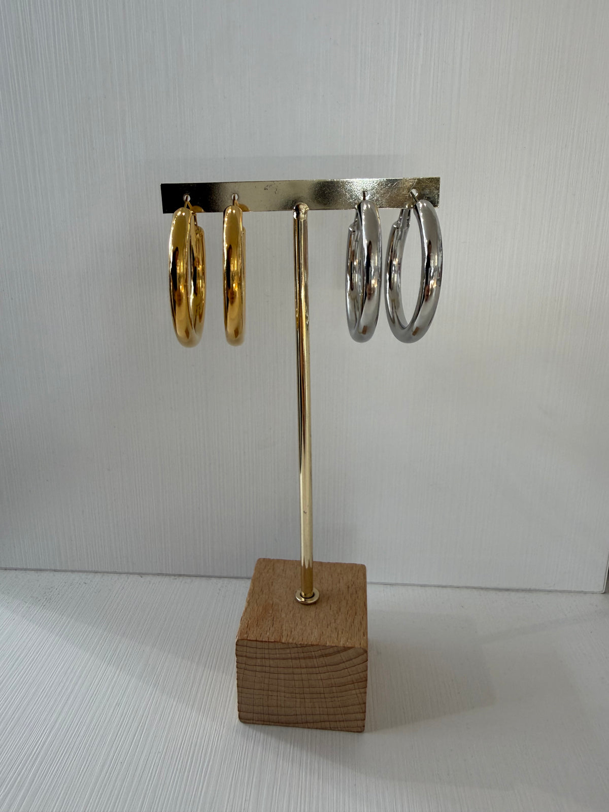 Large Thin Hoop Earring
