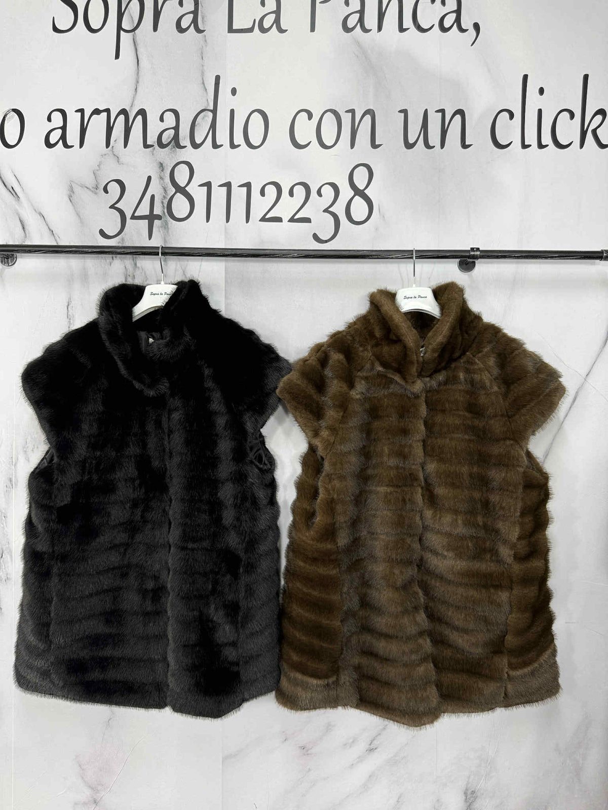 Gilet in ecopelliccia Mowgli, DI FLO E POI