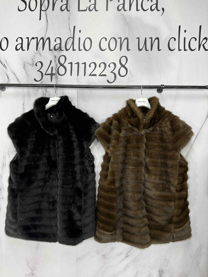 Gilet in ecopelliccia Mowgli, DI FLO E POI