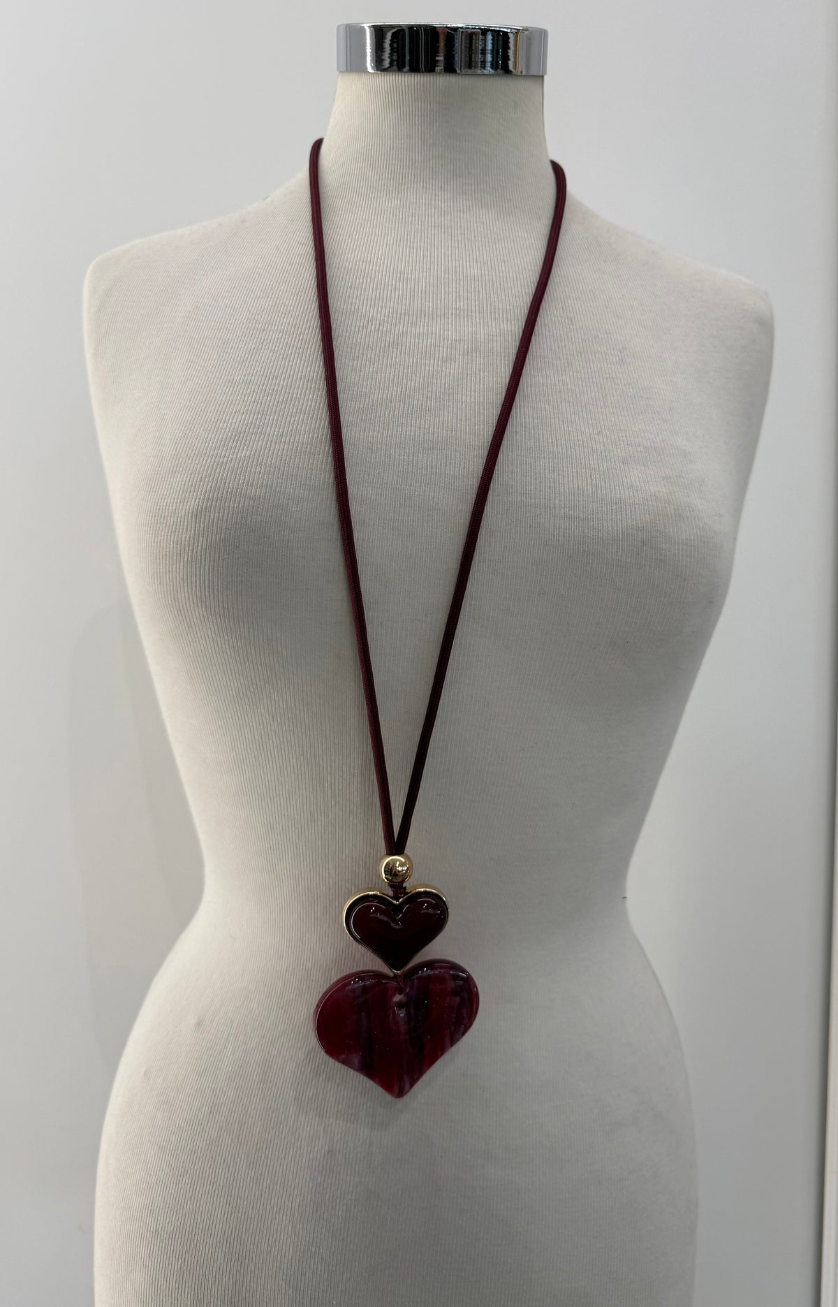 Collana doppio cuore