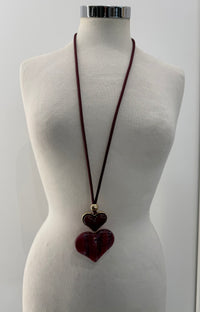 Collana doppio cuore