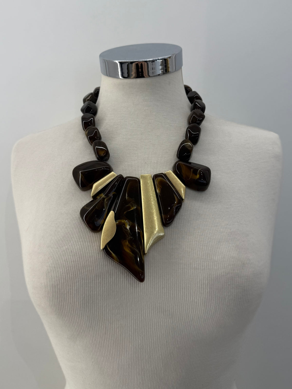 Collana ciondoli marmo