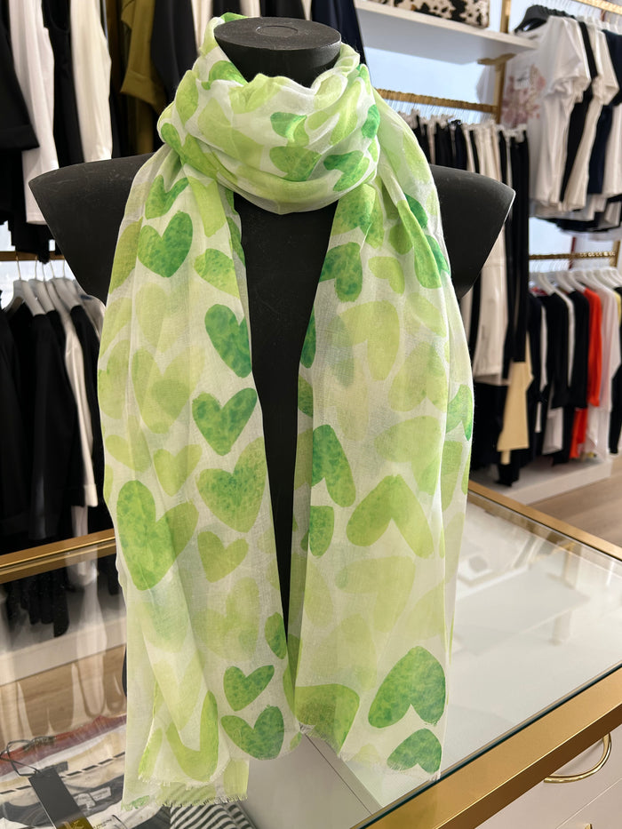 Foulard cuori sfumati