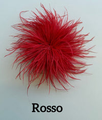 Small feather brooch