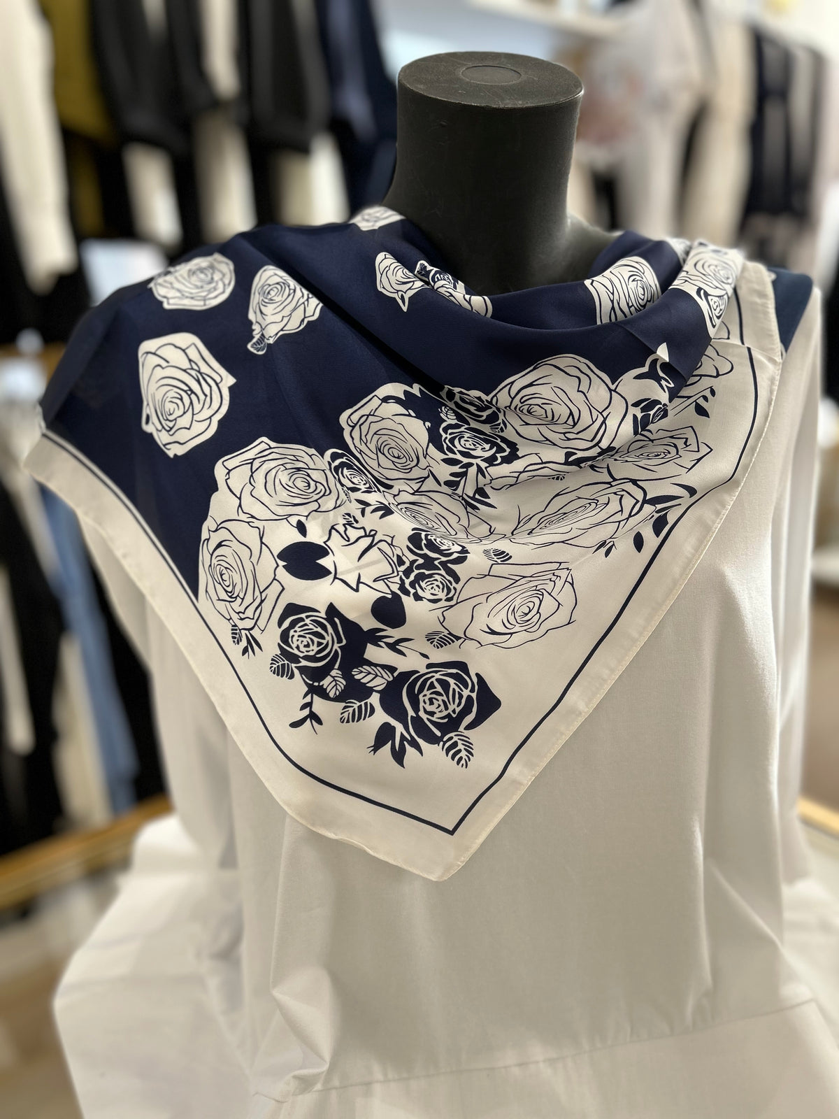 Foulard rose