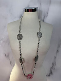 Collana ovali marmorizzati