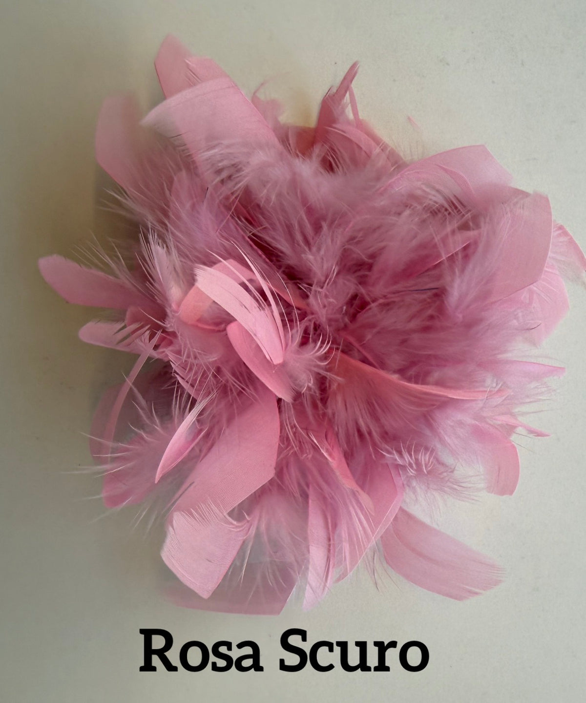 Large feather brooch