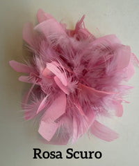 Large feather brooch
