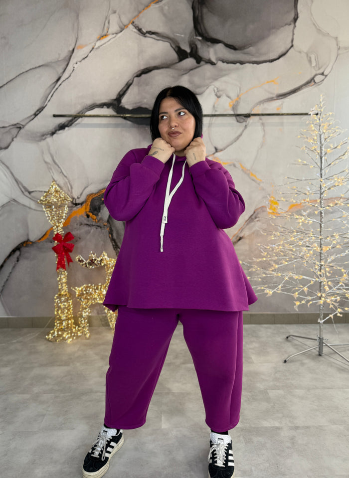 Completo tuta Gabriella + Marino CICLAMINO