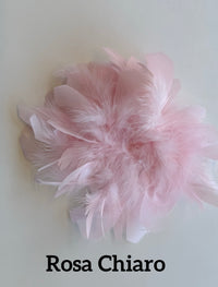Large feather brooch