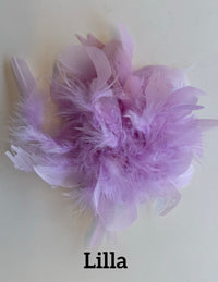 Large feather brooch
