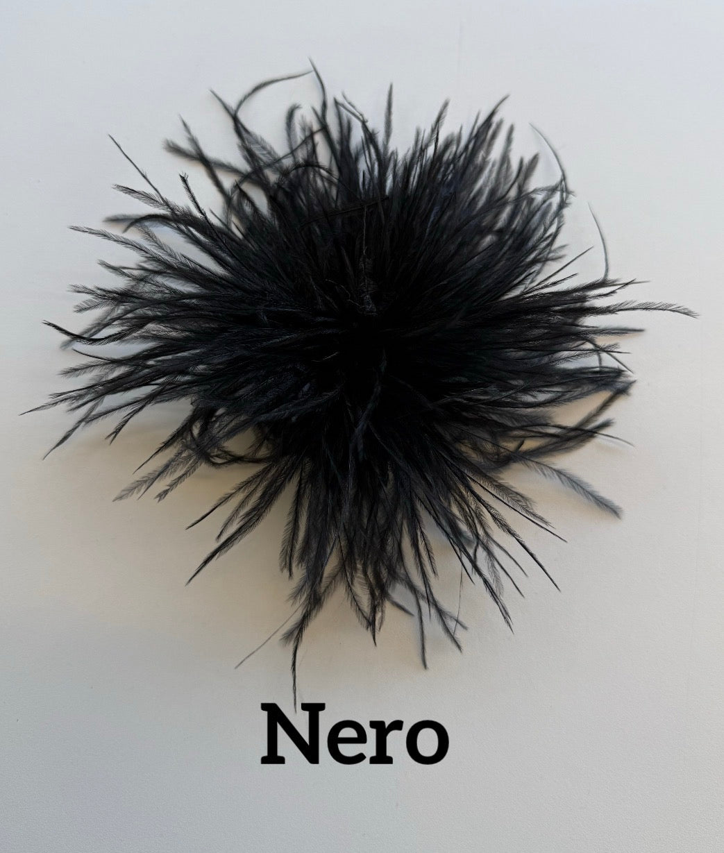 Small feather brooch