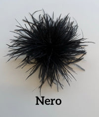 Small feather brooch