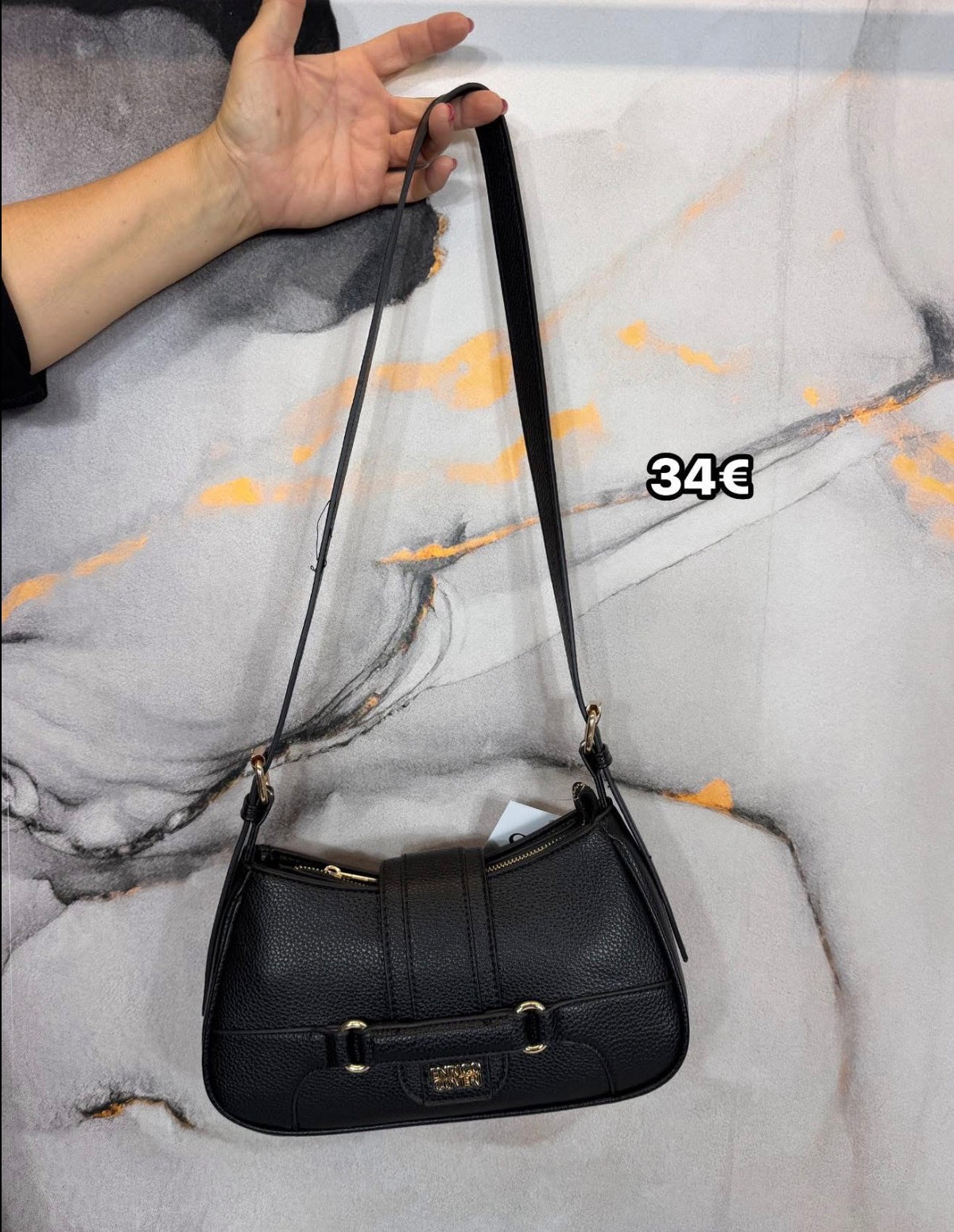 Borsa eco-pelle piccola con tracolla