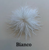 Small feather brooch