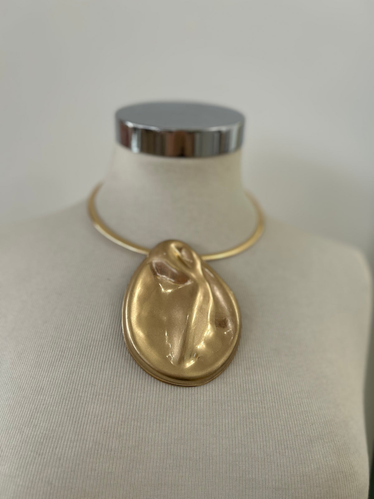 Collana medaglione oro