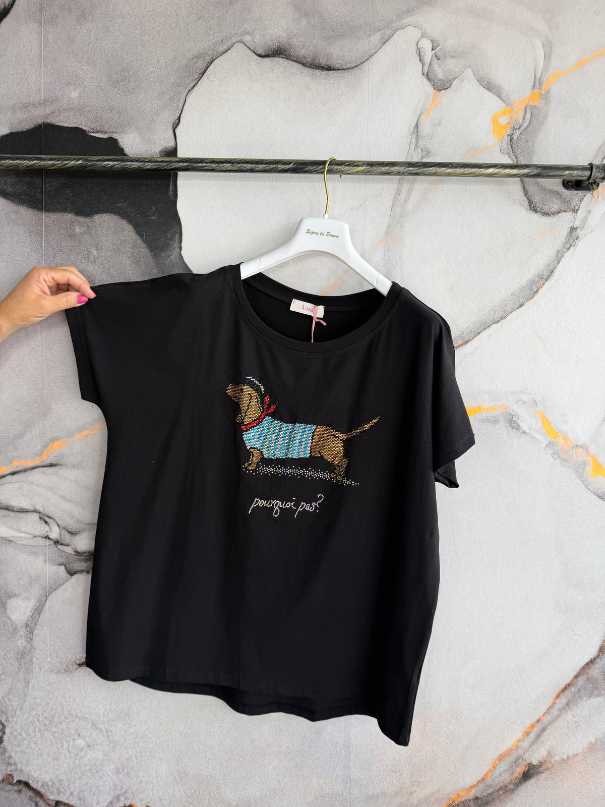 T-Shirt Bassotto Glitter