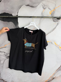 T-Shirt Bassotto Glitter