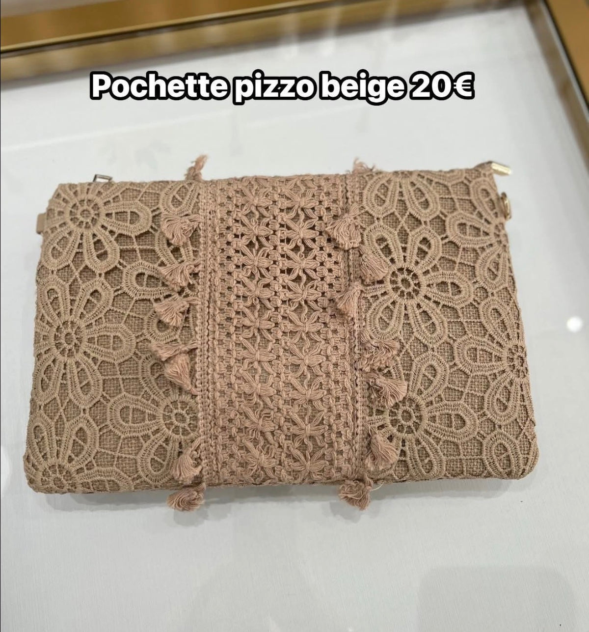 Pochette pizzo colorate