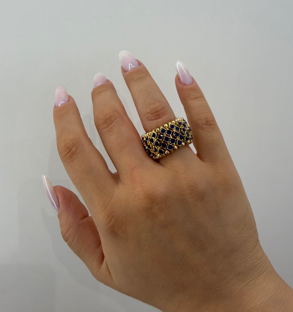 Anello glitter elasticizzato