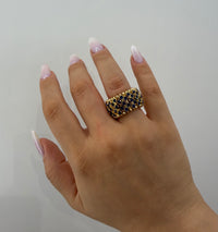 Anello glitter elasticizzato