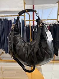 Borsa mezzaluna ecopelle