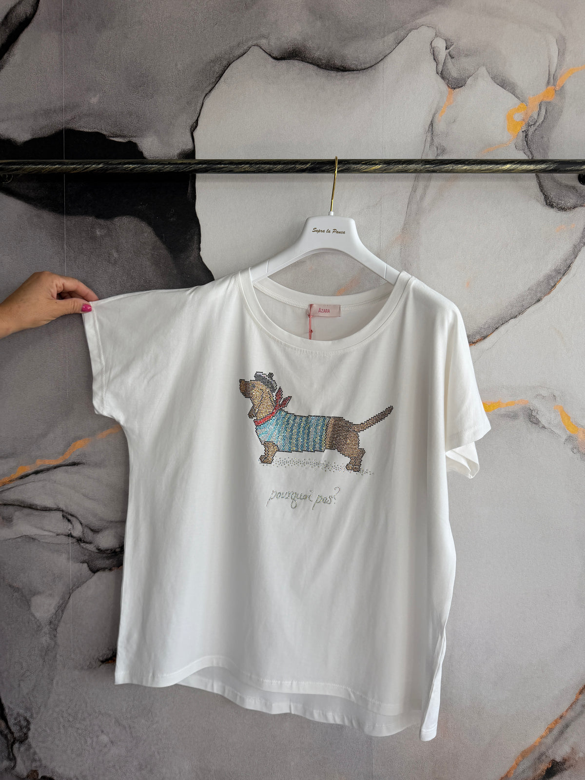 T-Shirt Bassotto Glitter