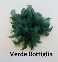 Large feather brooch