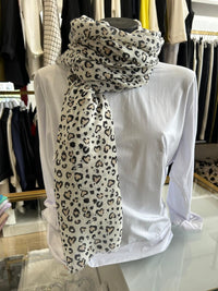 Foulard cuore maculato