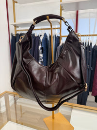 Borsa mezzaluna ecopelle