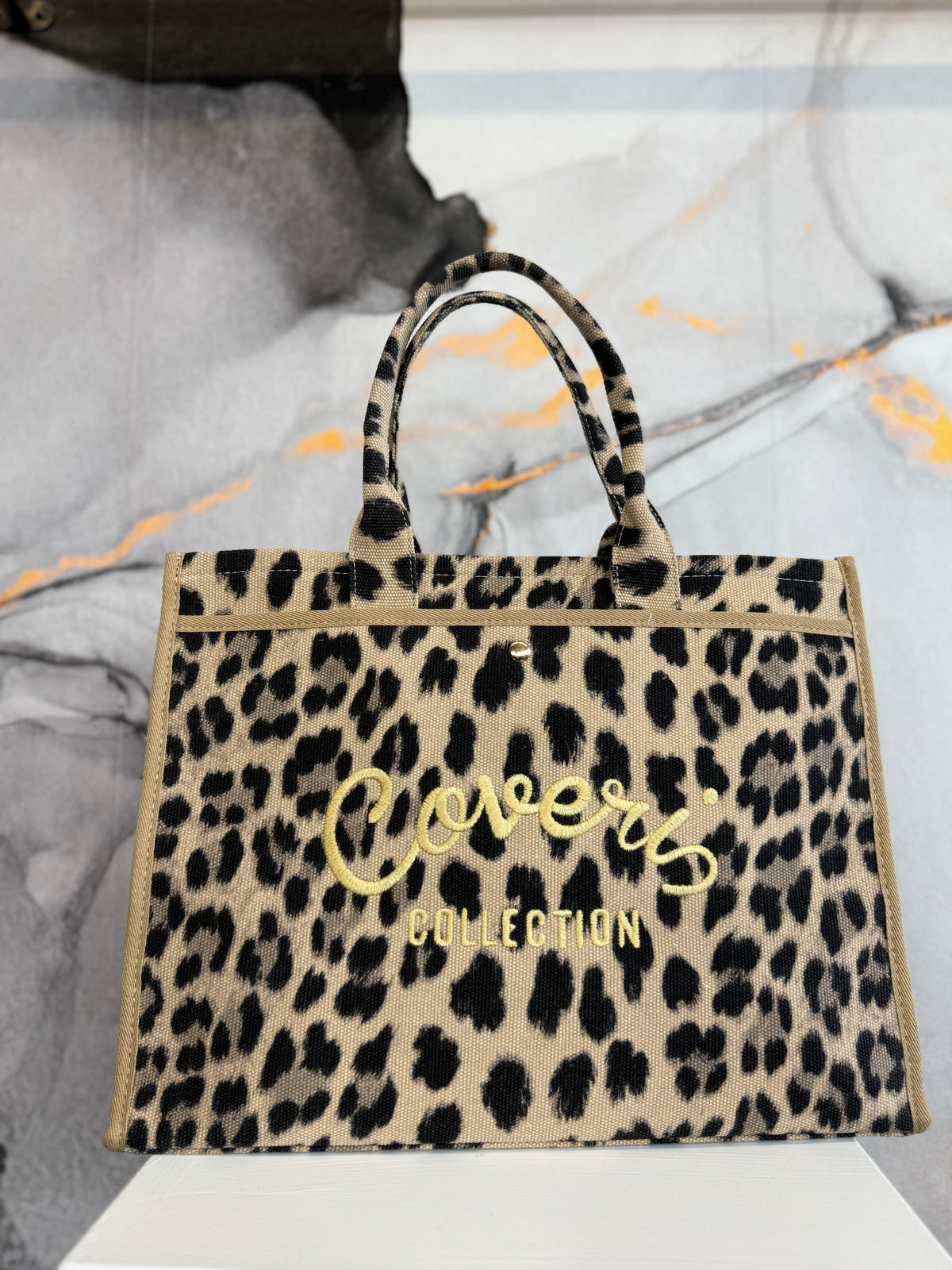 Spotted Animal Print Bag