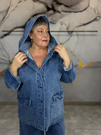 Giubbino di jeans Moka