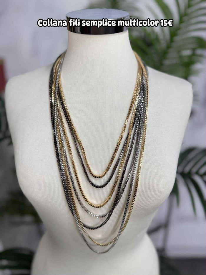 Collana fili semplici