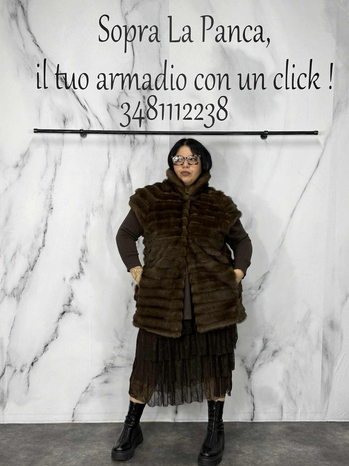 Gilet in ecopelliccia Mowgli, DI FLO E POI