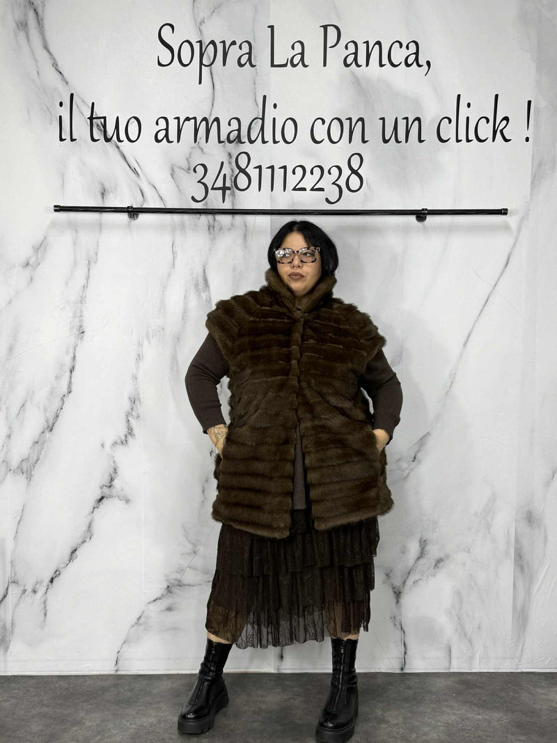 Gilet in ecopelliccia Mowgli, DI FLO E POI