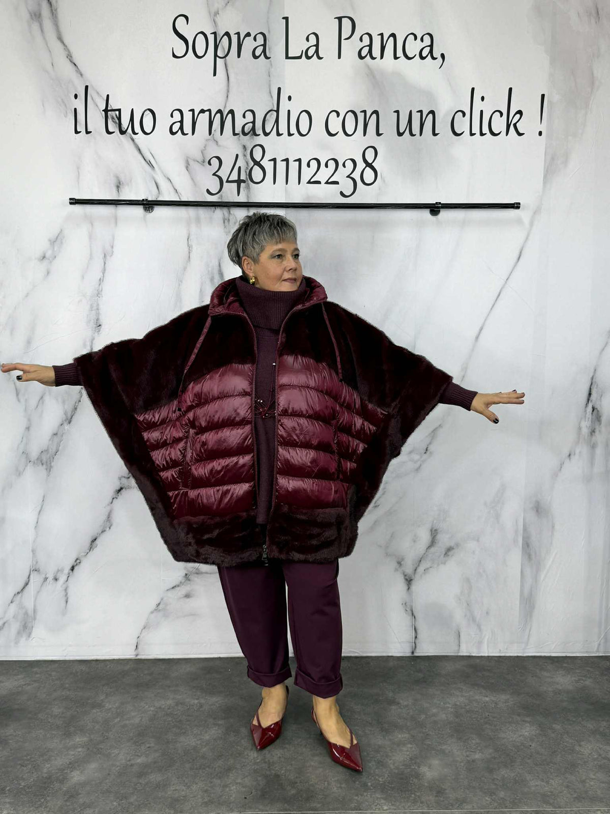 Mantella Piumino Drusilla