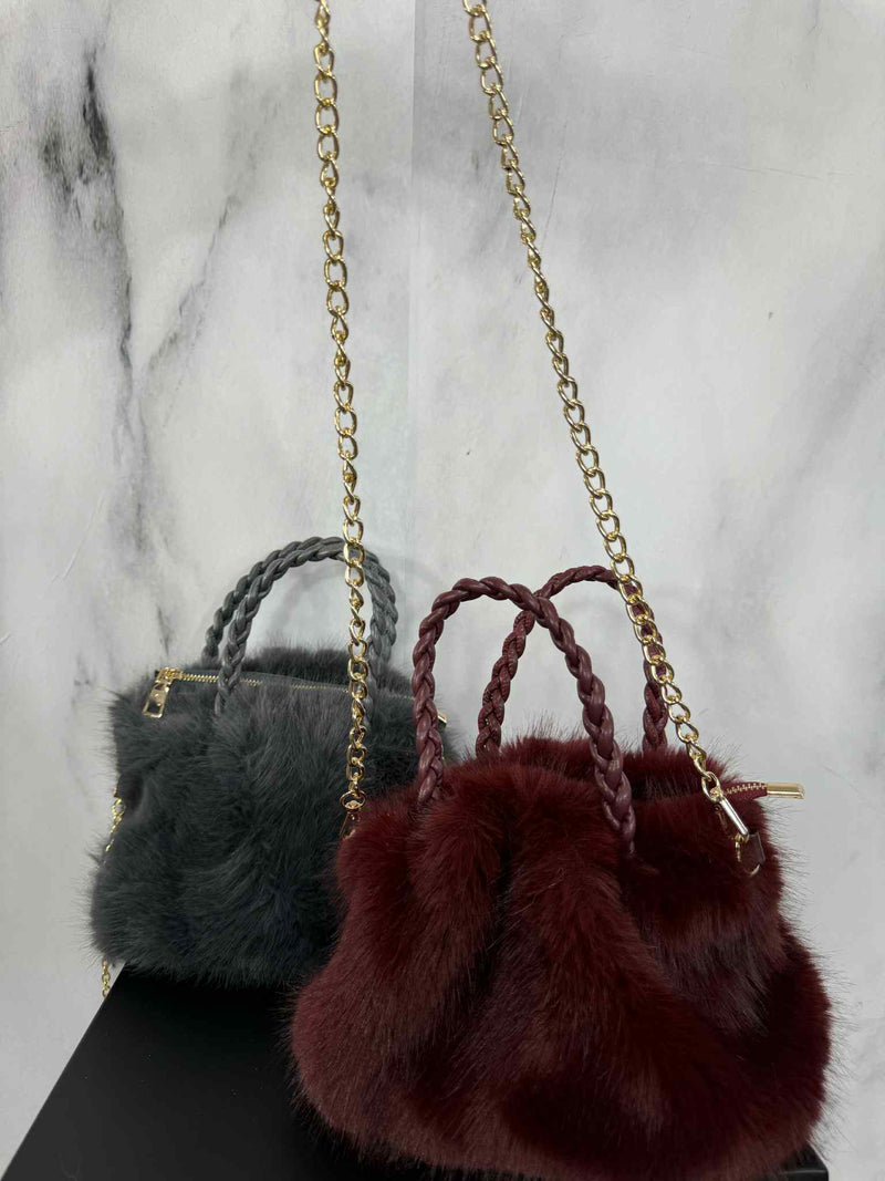 Borsa pelosetta con tracolla